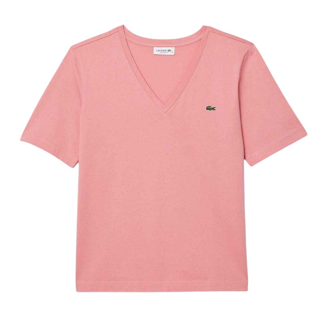 Lacoste Womens/Ladies Embroidered Logo Cotton Jersey T-Shirt