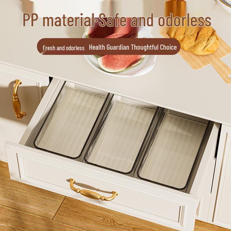 Narrow Acrylic Transparent Storage Box with Dividers for Stationery, Socks, and Miscellaneous Items