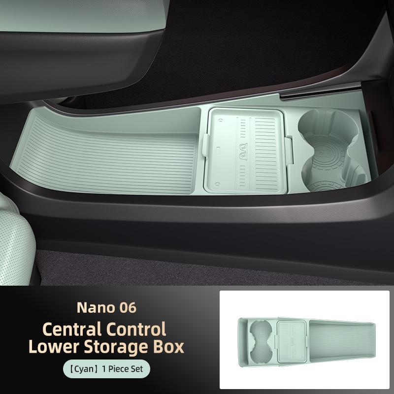 Suitable for Dongfeng Nano 06 Center Control Storage Box Storage Box Glasses Box Storage Box Car Supplies Accessories