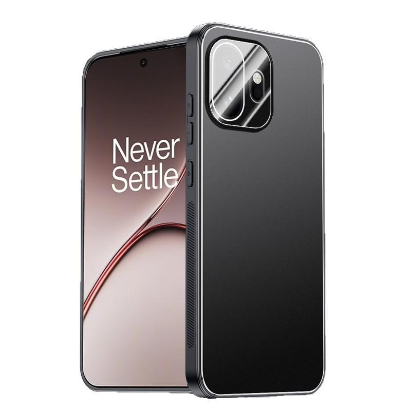Compatible Case for OnePlus 13/15T, Ace 5/6, Turbo 6V - Metal & Matte Finish with All-Inclusive Lens Cover