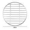 Stainless Steel Circular BBQ Grid Ideal for Open Air Events 30cm 35cm 40cm