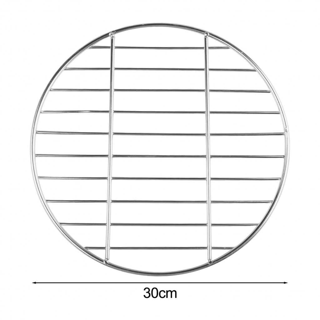 Stainless Steel Circular BBQ Grid Ideal for Open Air Events 30cm 35cm 40cm