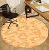 Care Bears Pattern Round Rug, Indoor/Outdoor Mat, for Picnic, Gameroom, Bedroom, Office, Living Room, Home Decor Carpet, Birthday Gift