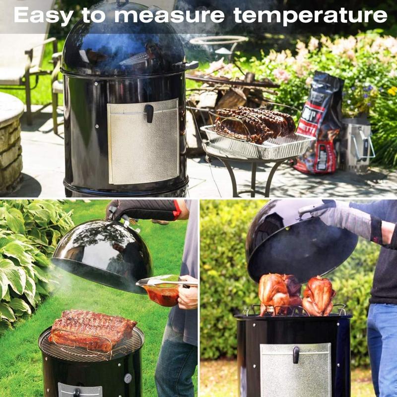 Sada 2 průchodek pro teploměry a sondy Náhradní díly pro grilovací teploměry pro grily, sporáky a další