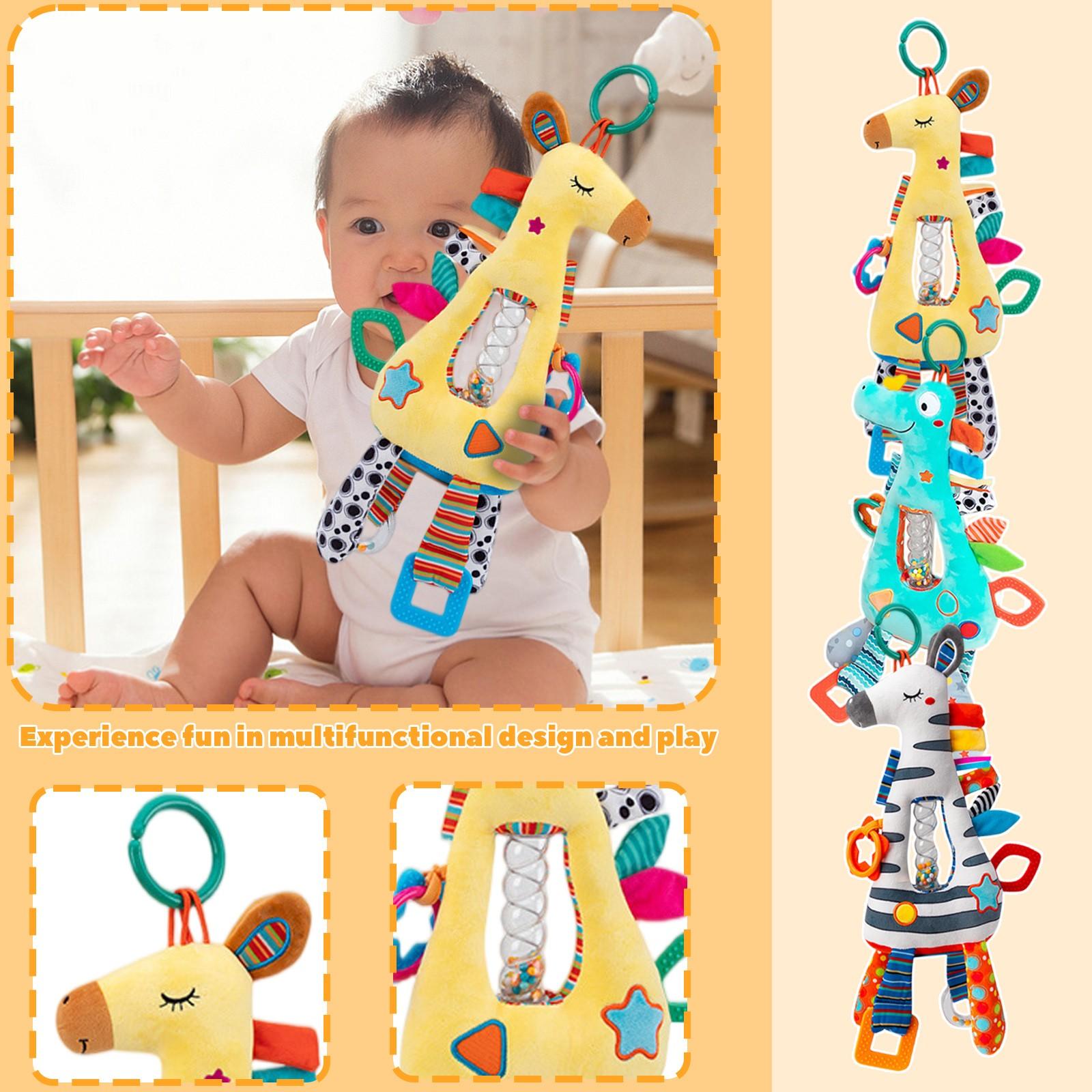 

Baby Multifunctional Bed Hanging Grasping Training Toy Baby Early Education Lathe Pendant One Size жовтий