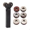 Steel Knurling Tool Set with 0.5mm 1 Quality Wheel for Damaged