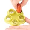 5 in 1 Sausage Hot Dog Cutter Set Flower Crab Octopus Style Ham Sausage Cutter Kitchen Cutting Mold DIY Lunch