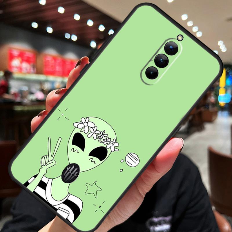 Cartoon Alien Case For ZTE Nubia Red Magic 10S 10 8 9 8S 9S 11 Pro Plus 10 Air 5G 6R 6 7 6S 7S Pro Cover