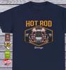 Retro Hot Rod T Shirt Old School Car Sign Collection Vintage Motor Tee