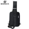New men's breast bag business USB bag large capacity shoulder messenger bag casual outdoor men's bag