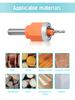 Forstner Bit Set with Edge Banding Punching Pliers Countersink Drill Bit Woodworking Screw Extractor Demolition Wood Drilling