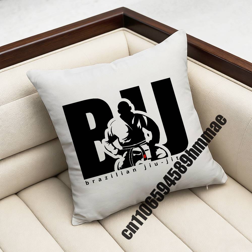 Brazilian Jiu Jitsu BJJ Japan Judo Coffee Snake Throw Pillow Case Sham xcm xcm Square Car Pillowcase Pad Cushion Cover