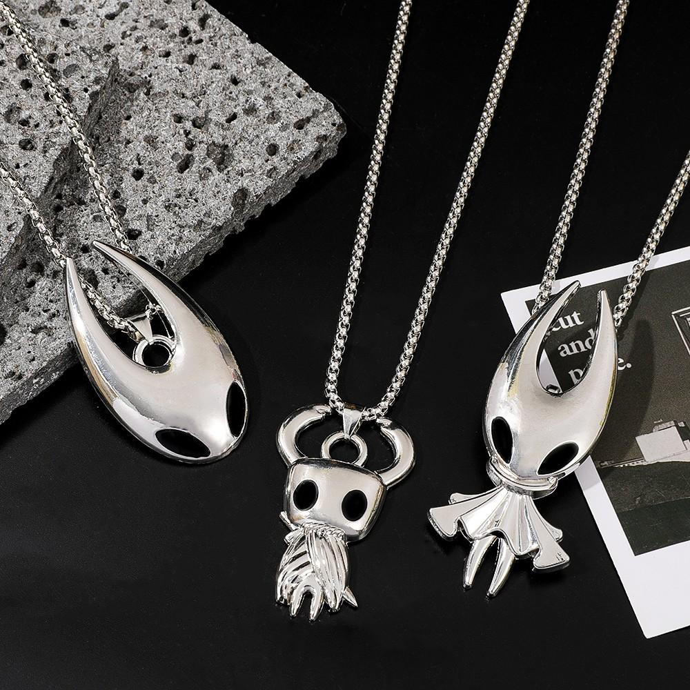Modeschmuck-Accessoires für Gamer, Halskette im Hollow Knight-Design, beliebte Spiel-Silk Song Hip-Hop-Halsketten-Accessoires
