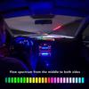Inteligentne światło LED RGB Symphony z kontrolą dźwięku, lampka ambientowa z rytmem muzyki, sterowana aplikacją, do dekoracji biurka komputerowego do gier