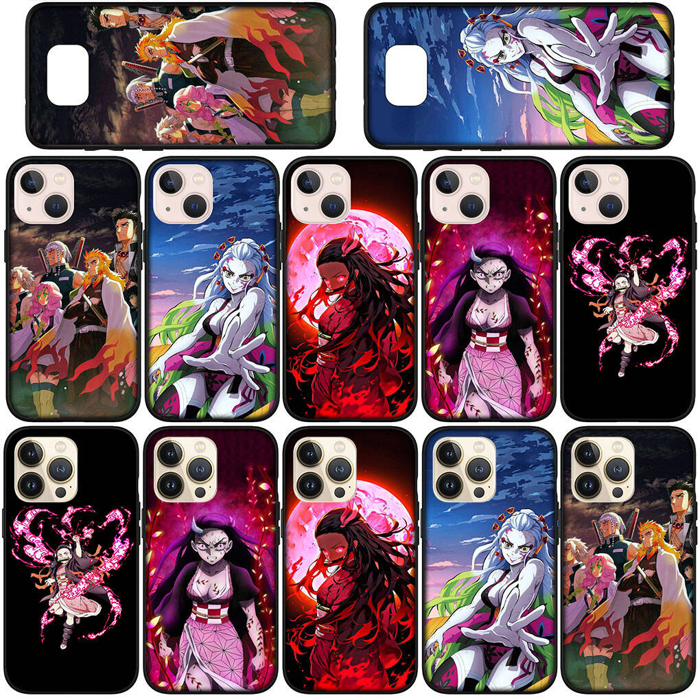 Phone Case for iPhone 17 16 15 Plus Huawei P30 P20 Lite Redmi Note 14 12 11 13 Pro Max OPPO A60 A80 A40 A38 Daki Gyutaro Nezuko Demon Slayer Tanjirou