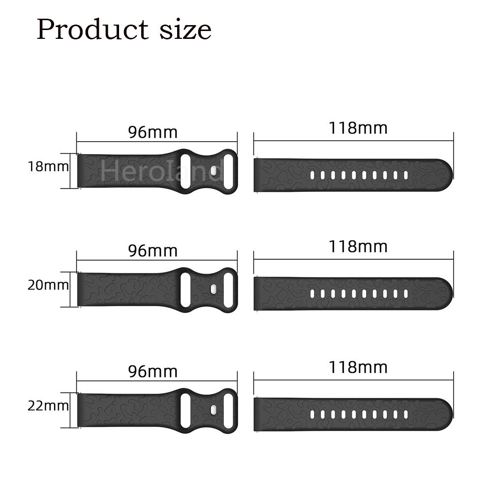 Fashion Silicone Watchband For Garmin Vivoactive 5 4 3 4S Venu 3 2 SQ 245 Strap Silicone Bracelet Strap WristBand 18mm 20mm 22mm