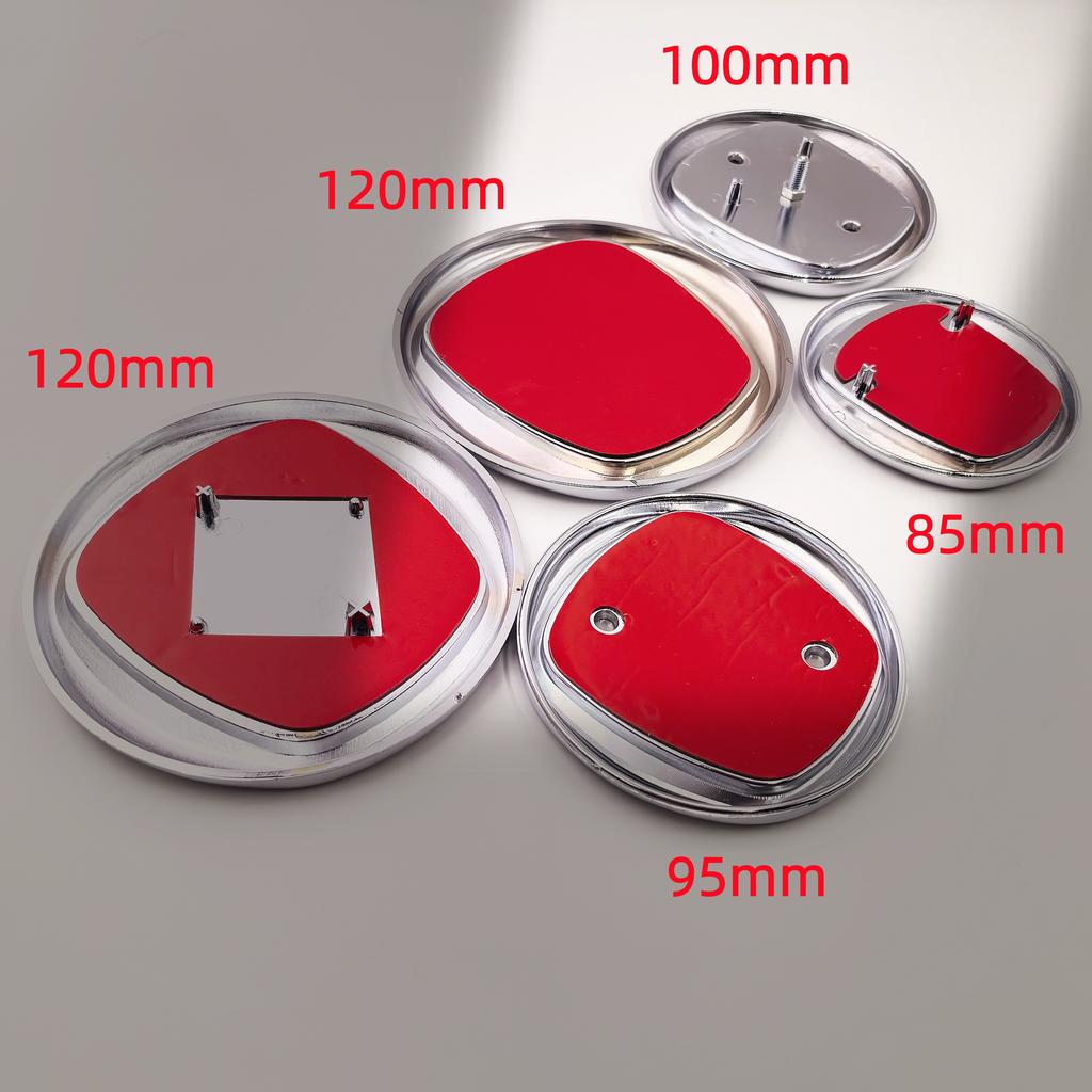 Car emblem 8.5cm 9.5cm 10cm 12cm 85mm 95mm 100mm 120mm Car Hood Front Bonnet Grill Rear Trunk Emblem Logo Badge For FIAT Abarth