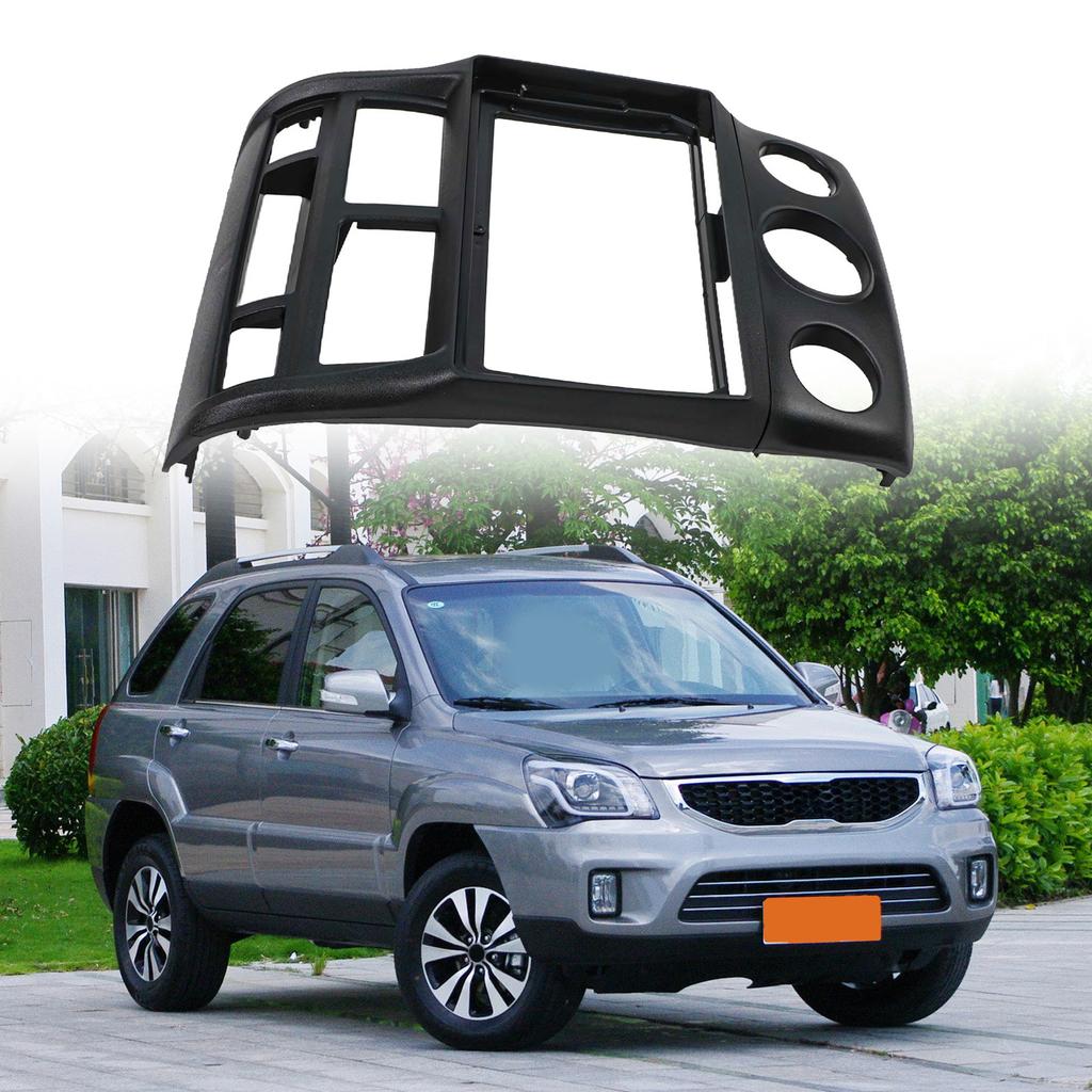 Upgrade Your For Kia For Sportage 2005 2010 with a 9 Inch 2 DIN Car Radio Faceplate Frame for Enhanced Protection