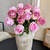 Artificial Rose Flower, Long Stem Fake Silk Roses for DIY Bridal Bouquet, Wedding Party Centerpiece, Home Table Decor