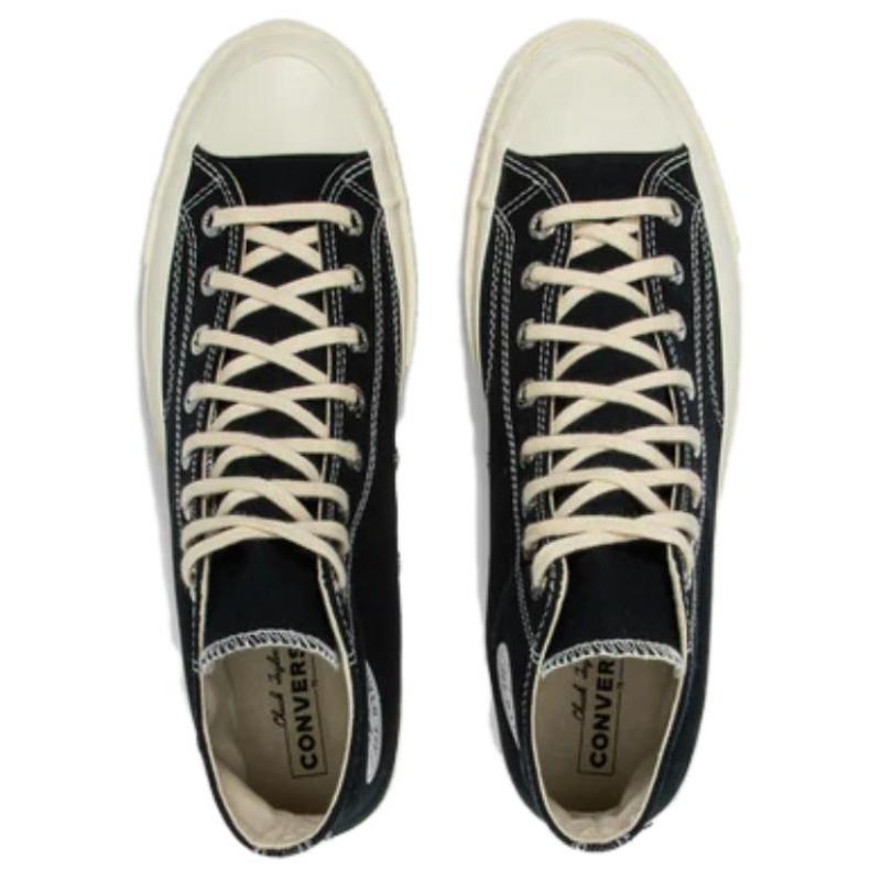CONCEPTS X Converse Chuck 70 Non-Slip Shock Absorption High-Top Board Shoes Unisex Black & White