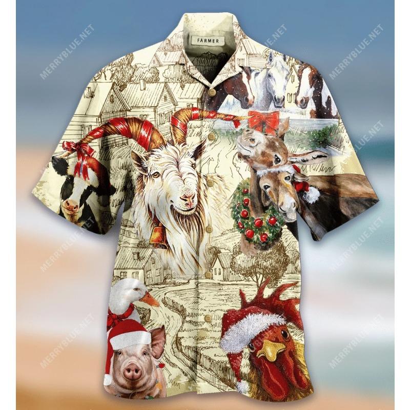 Summer Hawaiian Shirt Flamingo Short Sleeve Funny Men's Clothing Fashion Special Offer High-quality Shirts