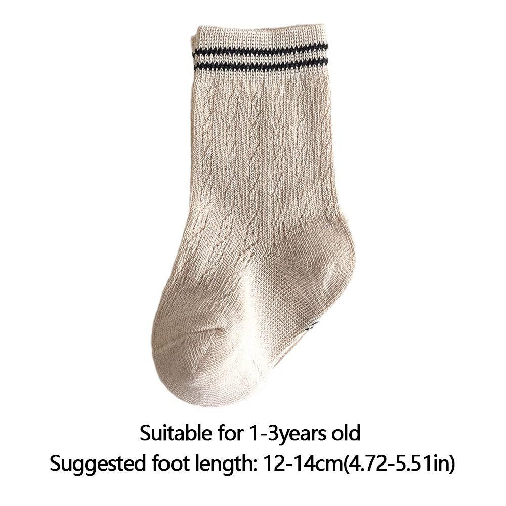 Solid Color Stockings Breathable Short Socks Fashion Mesh Socks  for Children