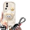 Applicable To Apple 15pro Mobile Phone Case IPhone 14/13 Plush Coal Ball Doll Lanyard 11/12 Silicone Xs/xr