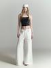HALF DEVIL US Structured Wide Pants_White