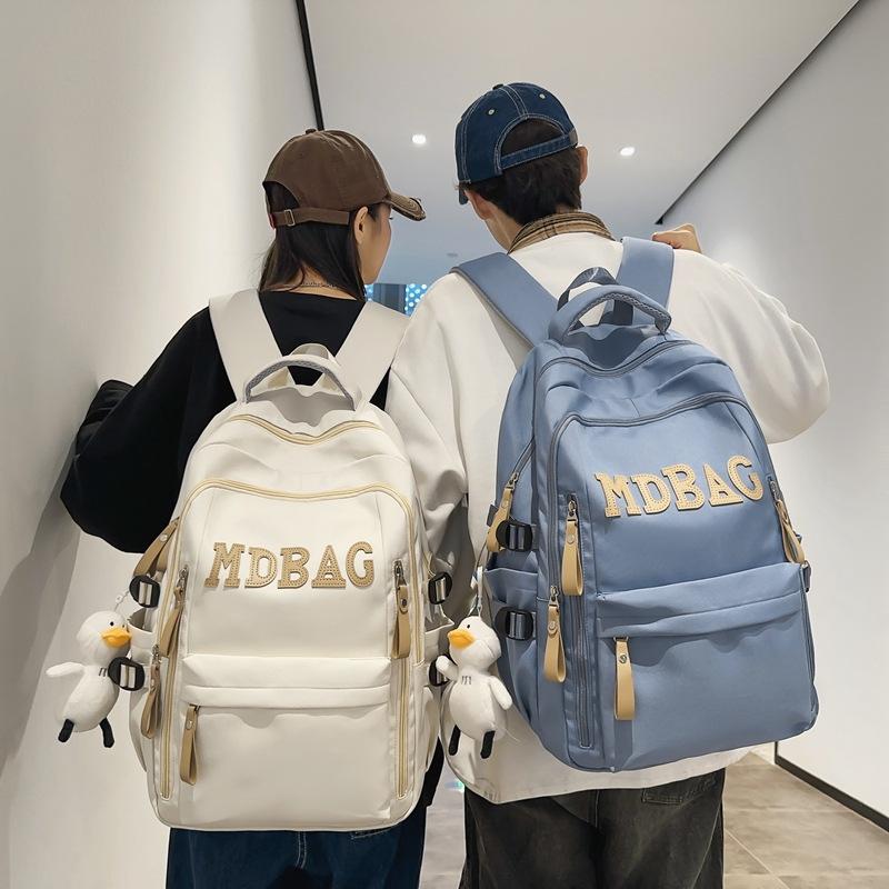 Schoolbag Trendy Brand Versatile College Student Girl Schoolbag Large Capacity Burden Reduction Middle School Student Junior High School Student