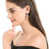 Suijue Jewelry Exotic Ocean Beach Versatile Rose Earrings Women'S Colorful Flower Earrings Jewelry