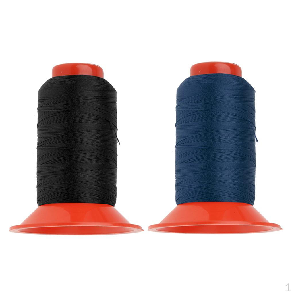 

2 катушки по 500 метров прочная бондированная нейлоновая нить для шитья палаток, тентов, рюкзаков