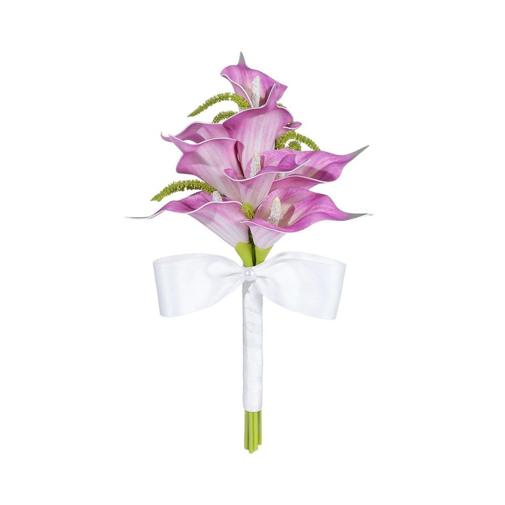 Handheld Bridal Bouquet Elegant Wedding Hold Flower Calla Flower Bouquet  Home Decor