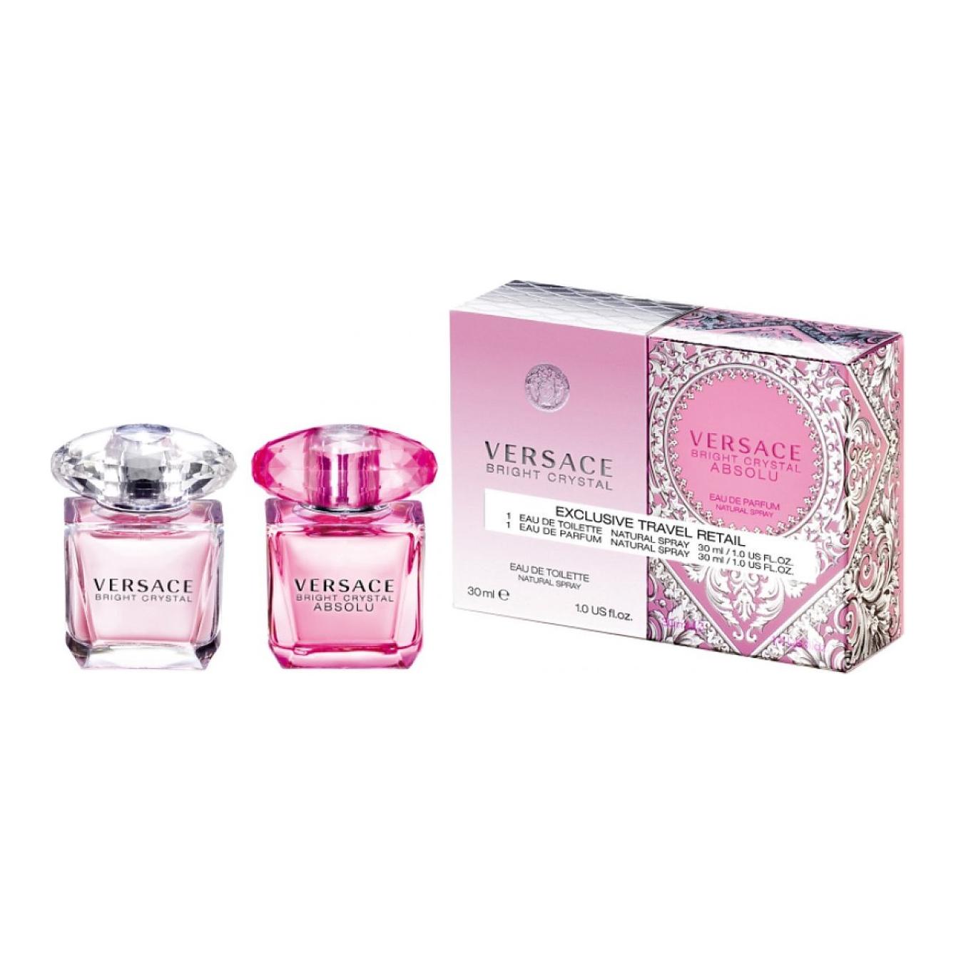 VERSACE Bright Crystal Perfume Sets Eau De Parfum Eau De Toilette 30ml*2 30ml*2
