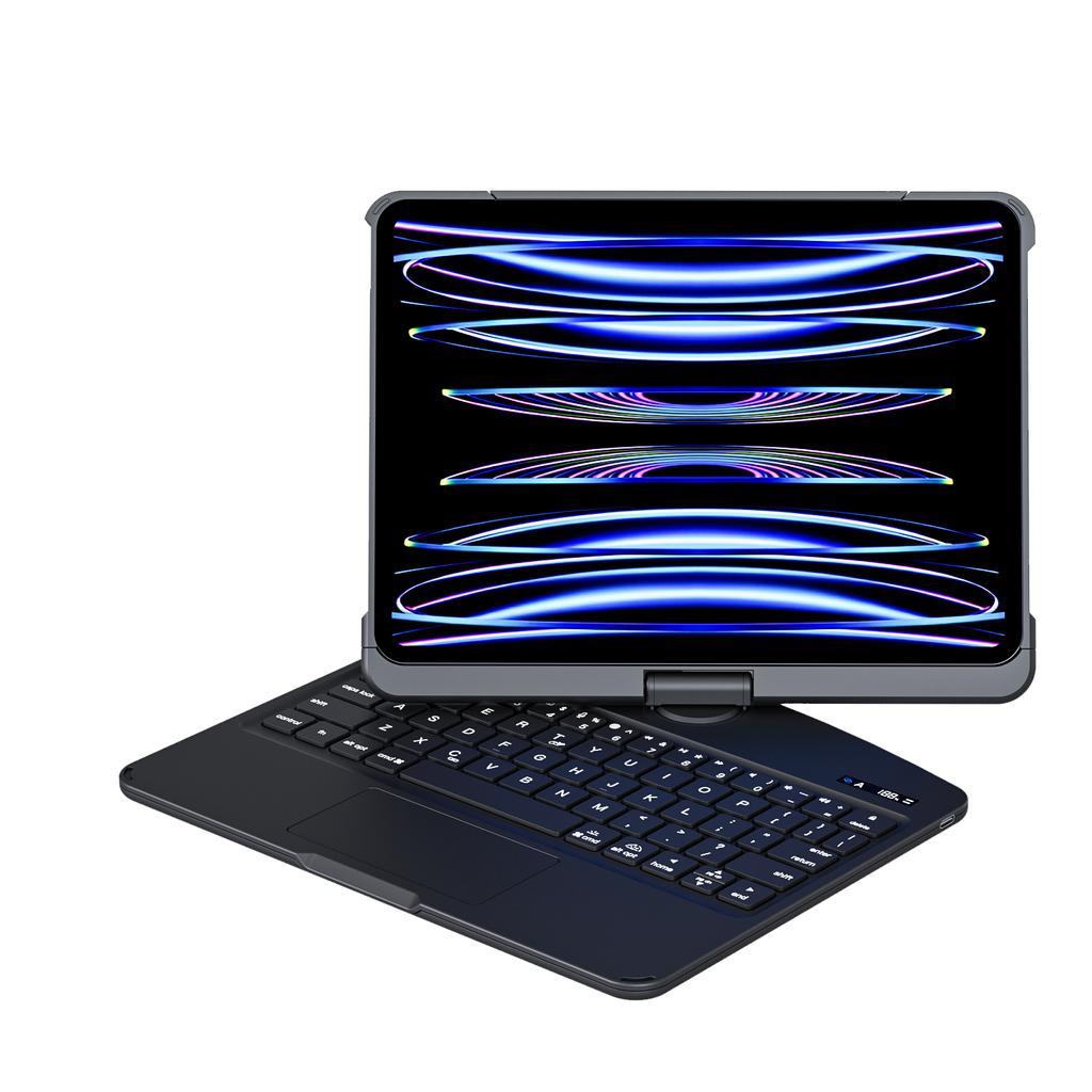 IFacemall InStock  Multi-Angle Adjustable 360° Rotated Keyboard Case for 360 case ipad Pro 11inch ipad 10.2/10.9 Inch I Pad