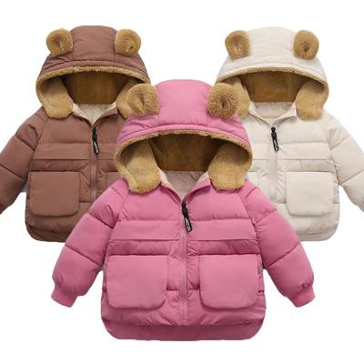 Children's Down and Velvet Cotton Jacket