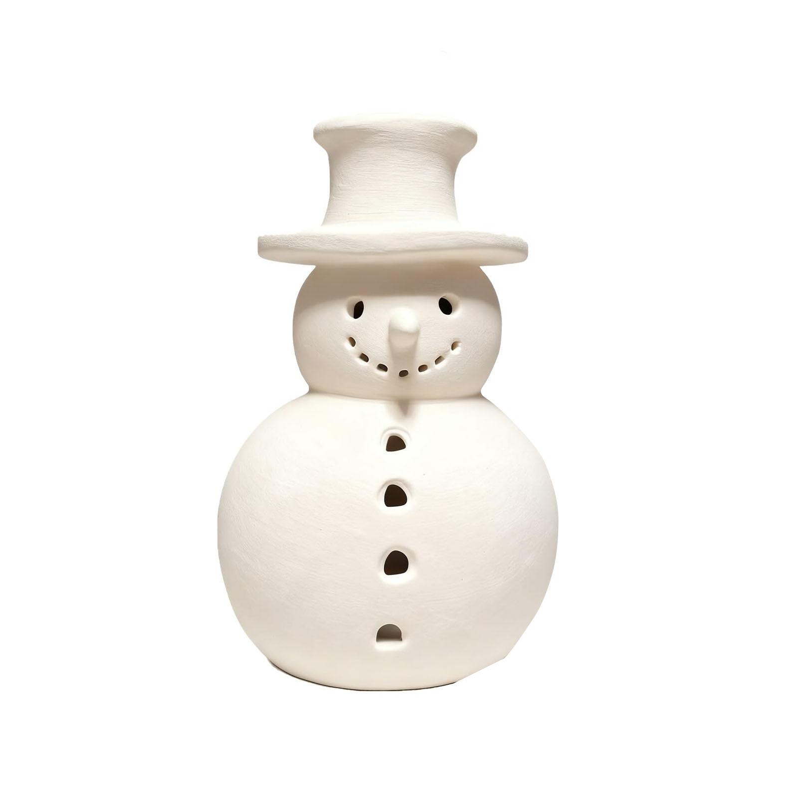 

Resin Snowman Artificial Fake Chrismas Decoration Paint Snowman For Porch Table Kitchen