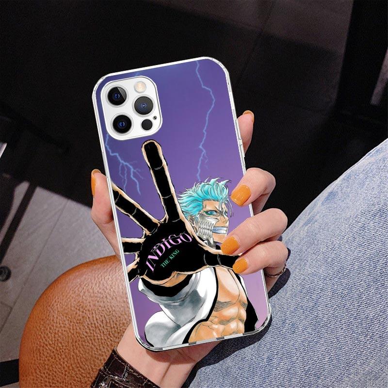 Bleach Grimmjow Phone Case For iPhone 17 Air 16 Pro Max 16E 15 + 14 Plus 11 12 13 Mini 7 8 SE Gift Print Cover Fundas 17 Air 16