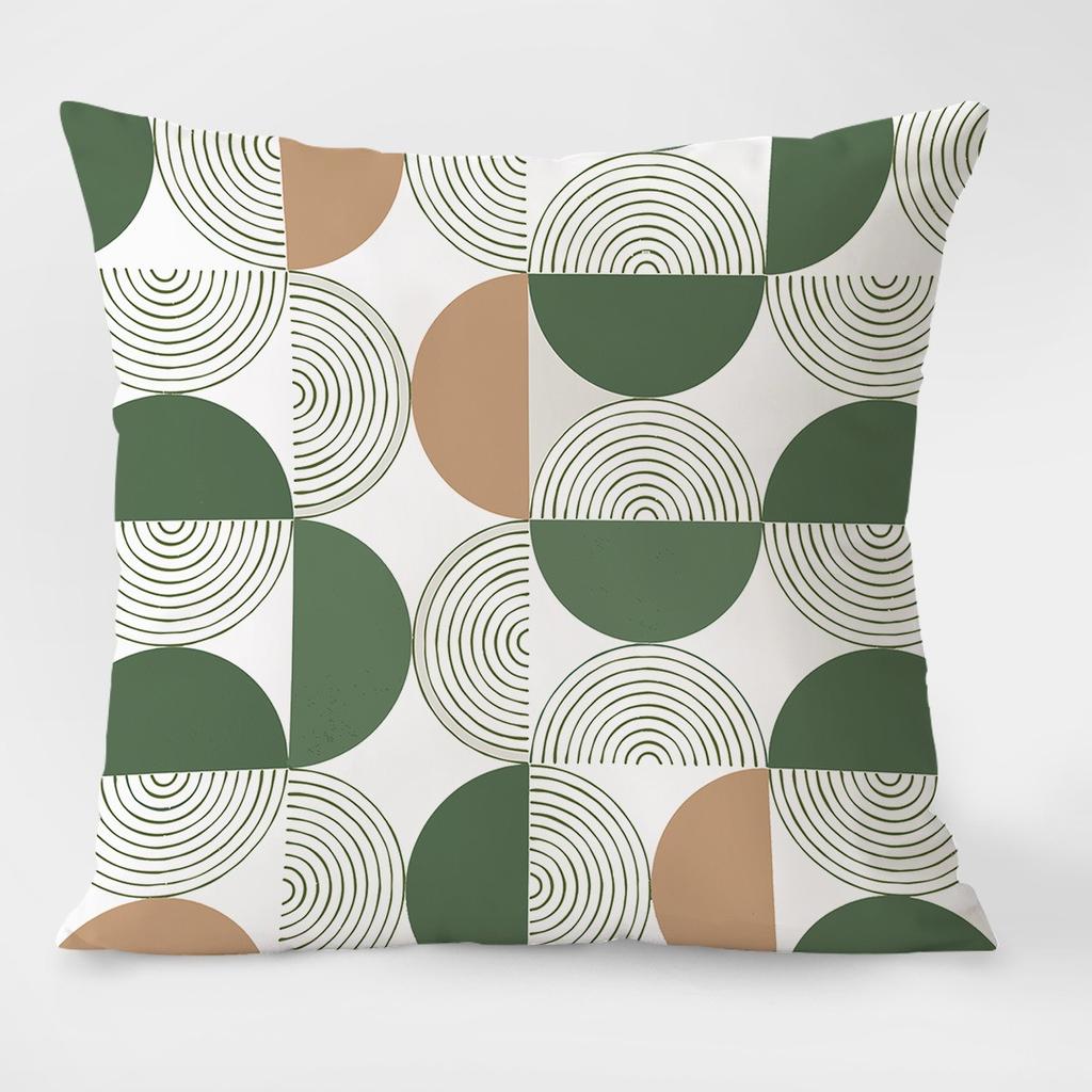 Spring Pastoral Light Luxury Pattern Decorative Pillowcase Living Room Bedroom Square Cushion Pillowcase