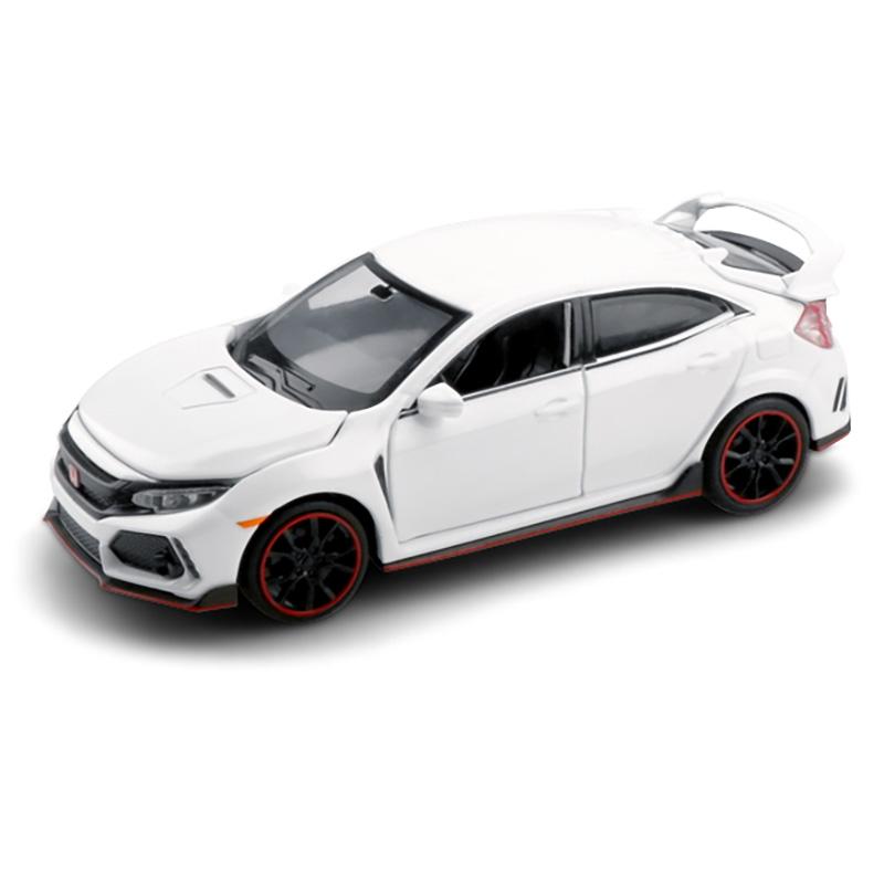 Honda Civic Type R Modellauto im Maßstab 1:32, aus Metallguss, mit Sockel, Sammlerstück, Geburtstagsgeschenk für Jungen