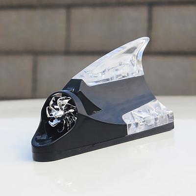 Aileron de requin supérieur de voiture, style automobile, énergie éolienne en forme de LED, clignotant d'avertissement