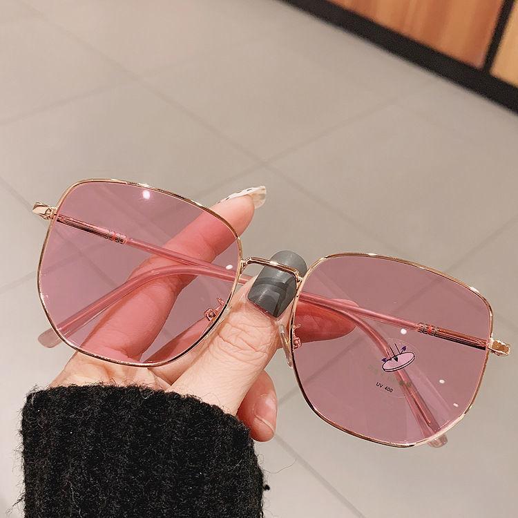 Photosensitive Color Changing Sunglasses Metal Frame Myopia Glasses Korean Women'S Reading Glasses 0 To -6.0