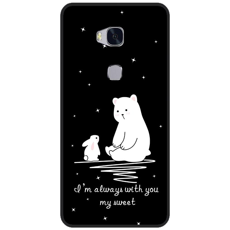 Für Huawei Honor 5X Hülle TPU Weiche Cartoon Rückabdeckung Silikonhülle Für Honor 5 X KIW-L21 L22 Honor 5x Handy Hülle Coque