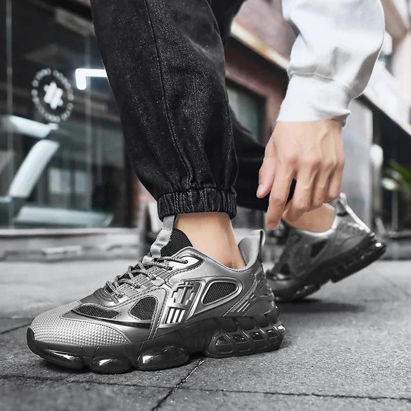 Pánské boty Tenisky Pánské tenisky Luxusní boty Pánské ležérní Trenér Závody Prodyšné módní povaleče na běhání Boty pro muže