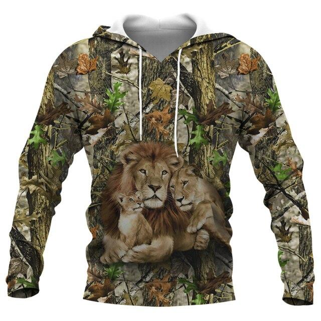 Pánska mikina s kapucňou Boar Hunter Lov zvierat Camo Tattoo Pulover Harajuku Ležérne mikiny ELK Hunte Oversized oblečenie s 3D potlačou