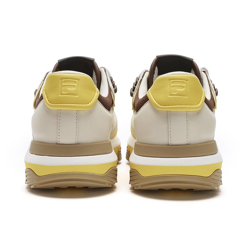 FILA Fashion ICONA Comfortable Low-Top Casual Shoes Women sneaker Beige F12W443112FWM