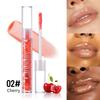 Perlmuttfarbener Feuchtigkeitsspendendes Feuchtigkeitsspendendes Wasser Leichter Transparenter Lippenlack Lipgloss Natürlicher Langanhaltender Spiegel Glanz Farbiger Lippenlack
