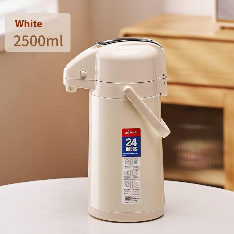 Luftdruck-Wasserflasche 4L Großes Fassungsvermögen Offene Wasserflasche Drück-Wasserflasche Glas-Innentank