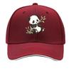 Unisexs Vintage Panda Print  Lettering Retro Baseball Cap  Lightweight Adjustable Hat Suitable for C Sandwich Baseball Cap