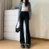 Korean Version of Retro High-waisted and Thin Jeans Women's 2025 New Autumn and Winter Slim Ins Micro-horn Jeans