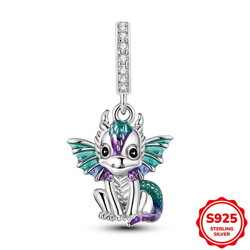 Copper Original Animal Shape Pendant Charm Beads Fits Bracelets Necklace For Women Luxury Diy Jewelry Making Gift